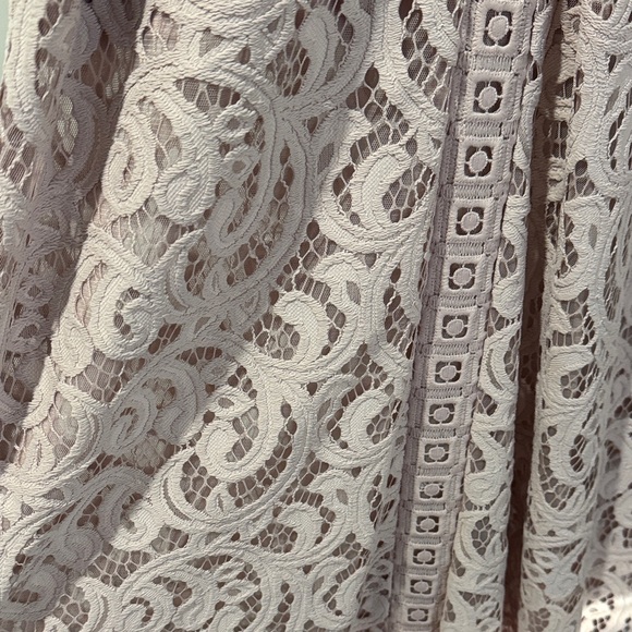 BCBGMaxAzria Pink Lace Maxi Dress - Picture 4 of 7